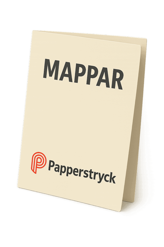 Trycka mappar